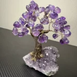 Raw Amethyst Crystal Tree | Handmade Gemstone Tree for Healing, Chakra Balancing & Home Decor | Spiritual Gift